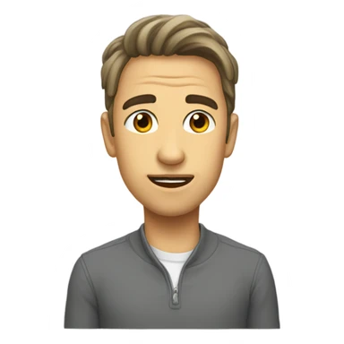 Серый пудель sticker