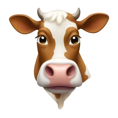 cow with udder side view sticker