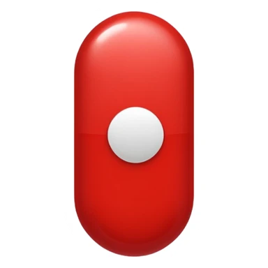 A Case in red Pill sticker