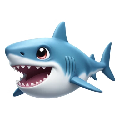 chilling baby shark sticker