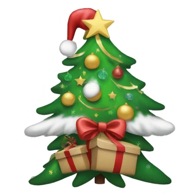 Special emoji for Christmas sticker