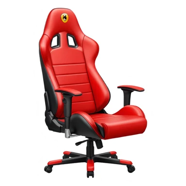 gamer seat red sticker