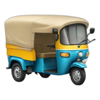 Indian tuk tuk sticker