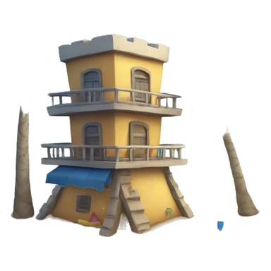 TORRE EN LA PLAYA sticker