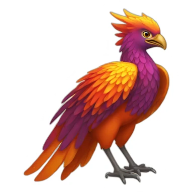 Phoenix bird sticker