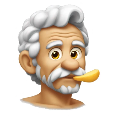 Astérix qui mange un sanglier  sticker