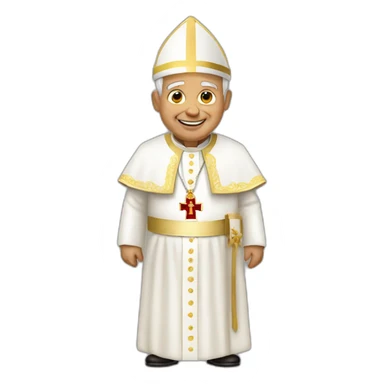 The pope sticker