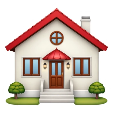 a bungalow house sticker