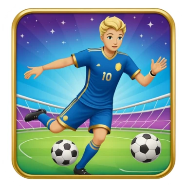 carta dei tarocchi magic che gioca a calcio sticker