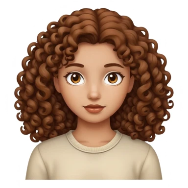 Girl con rulos sticker