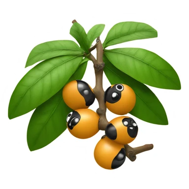 guarana on branch sticker