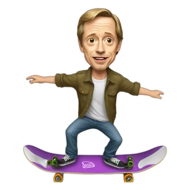 steve buscemi skateboard sticker