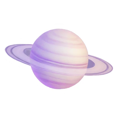 Aesthetic pastel saturn  sticker