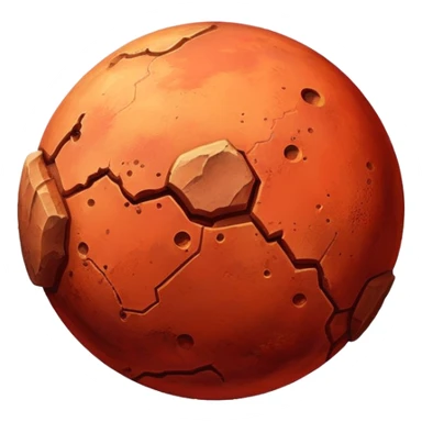 red planet Mercury sticker