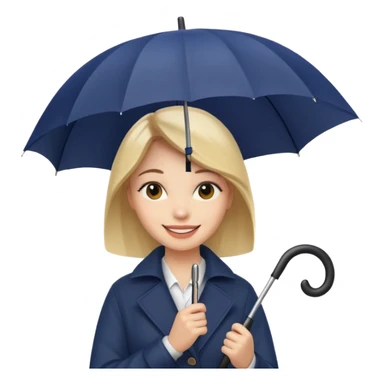 HOLDİNG UMBRELLA WOMAN sticker