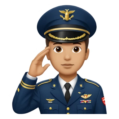 Latino American Marine Salute sticker