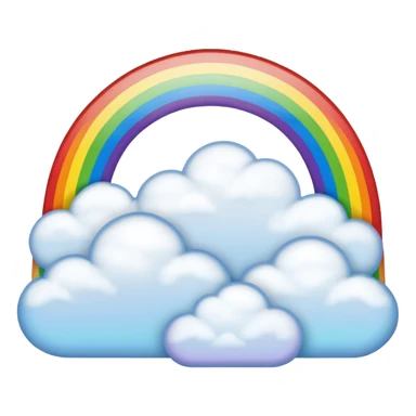 Cloud Rainbow sticker