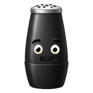 black pepper shaker sticker