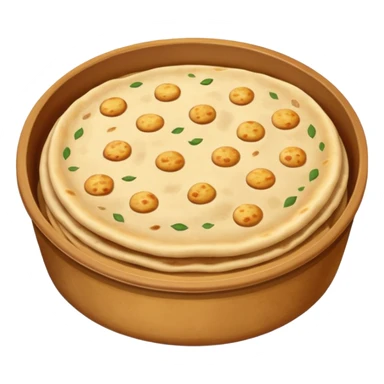indian chapati inside 1 casserole   sticker