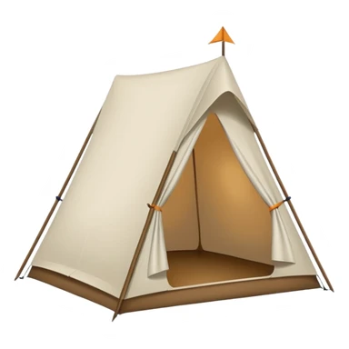 tent unmade sticker