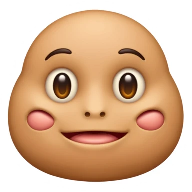 An emoji symbolizing a prostate sticker