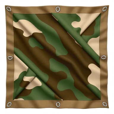 camouflage bandana sticker