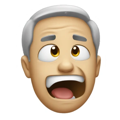 Hysterical crying sticker