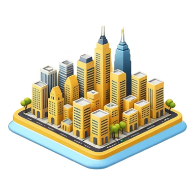  city emoji png sticker