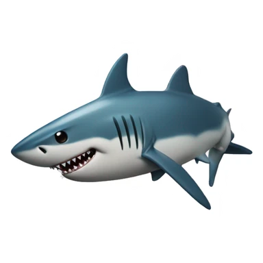 kai centat as a shark on a plate sticker