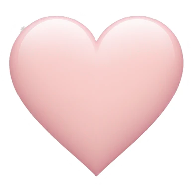 pastel light pink heart sticker