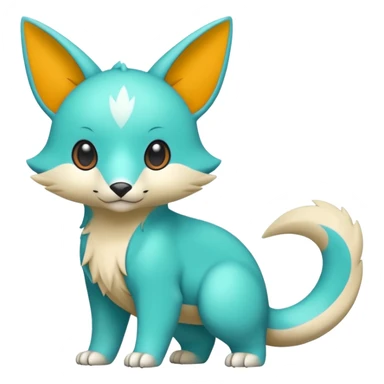 Cute cool animal hybrid Fakemon full body sticker