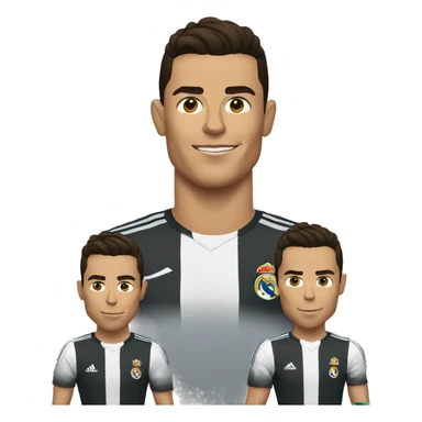 cristiano ronaldo quiet down the funs sticker