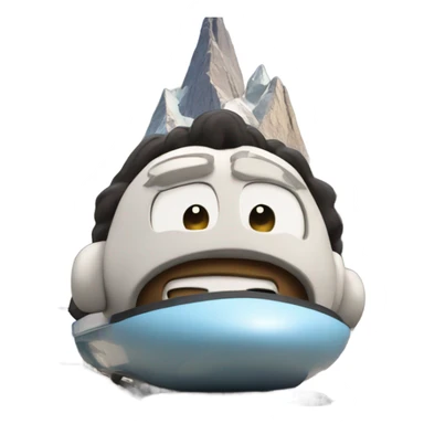 Matterhorn Bobsleds in disneyland  sticker