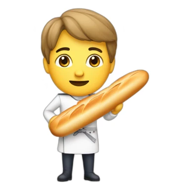 french with baguette sticker