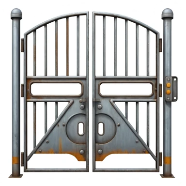 automatic metal gate sticker