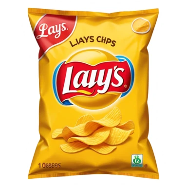 Lays bag sticker