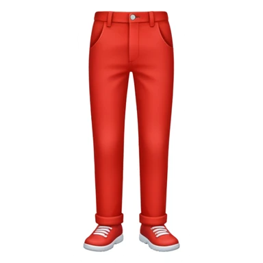 Red pants sticker