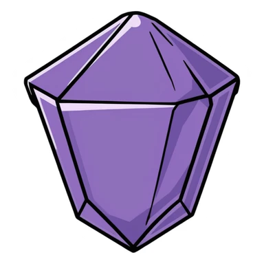 amethyst crystal gemstone sticker