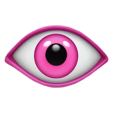 Pink evil eye sticker