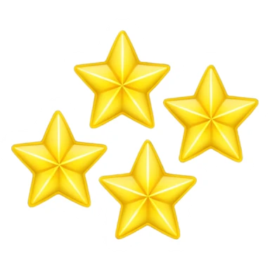 four stars in a vertival position sticker