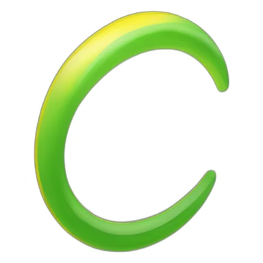 1/2 green 1/2 yellow circle sticker