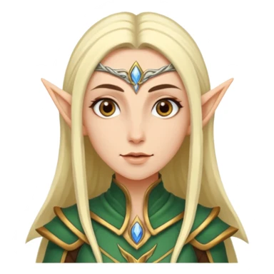 ESO female high elf sticker