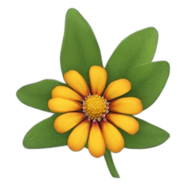 Cempasuchil flower sticker