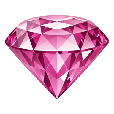 Pink glitter diamond sticker