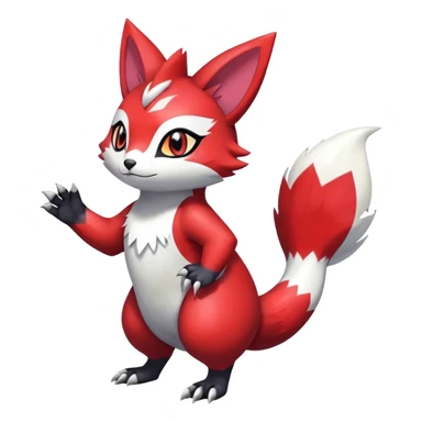 Shiny Furret-Litten-Zangoose-Hybrid (Full body) sticker