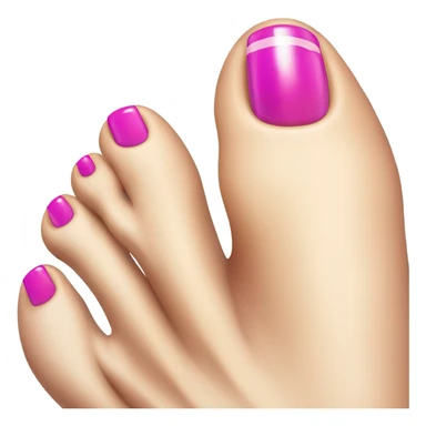 painting feet nails  sticker