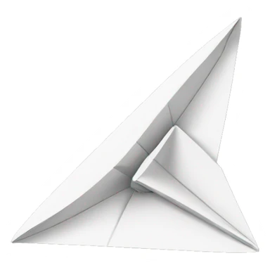 paper airplane sticker