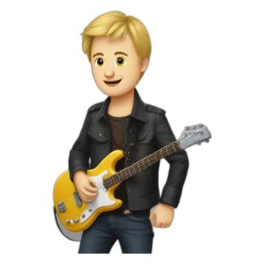 Mikhail Gorschenev from "Korol and Schut" band sticker