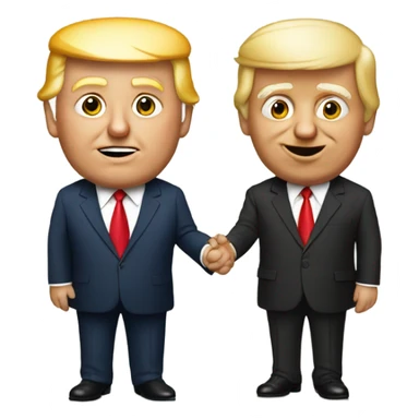 Trump and Mangione  sticker