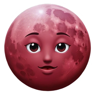 burgundy 🌙  sticker